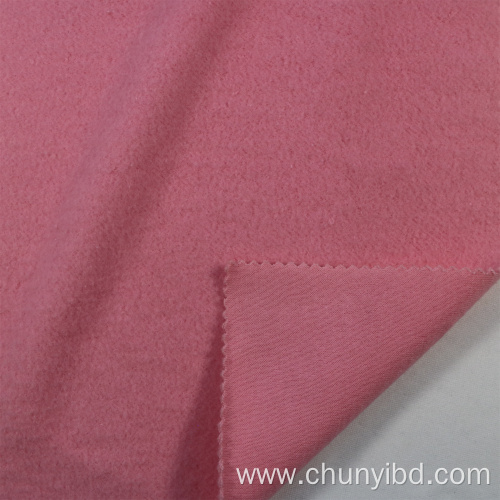 CVC one side brushed Terry fleece fabric